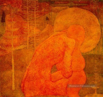 Kazimir Malevich œuvres - prière 1907 Kazimir Malevich